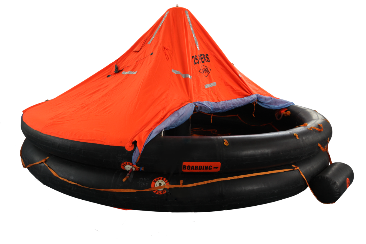 Throw Over-board Liferafts